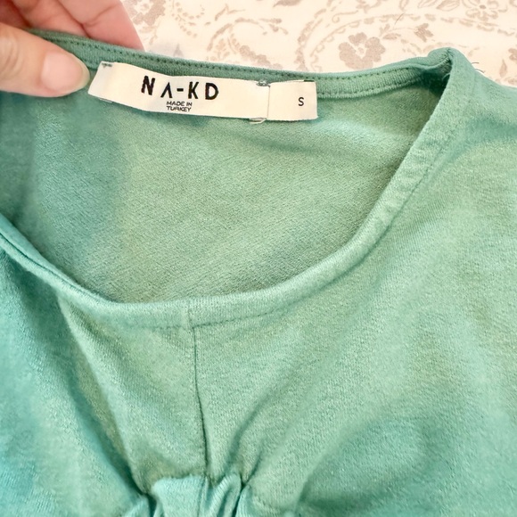 NA-KD Keyhole detail green croptop size S - Picture 5 of 5
